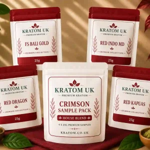 Kratom UK Crimson Sample Pack